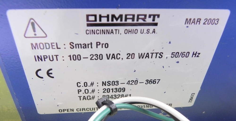 Ohmart Measurement Controller Smart Pro