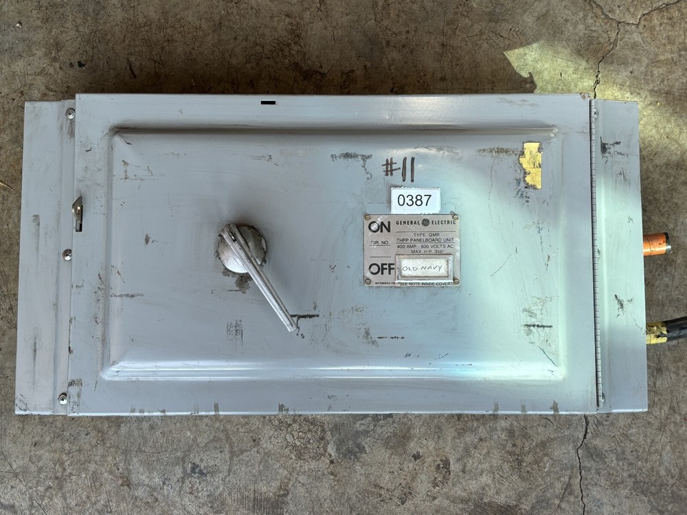 General Electric THFP365 Panelboard Unit Type QMR 400 Amp 600 Volts