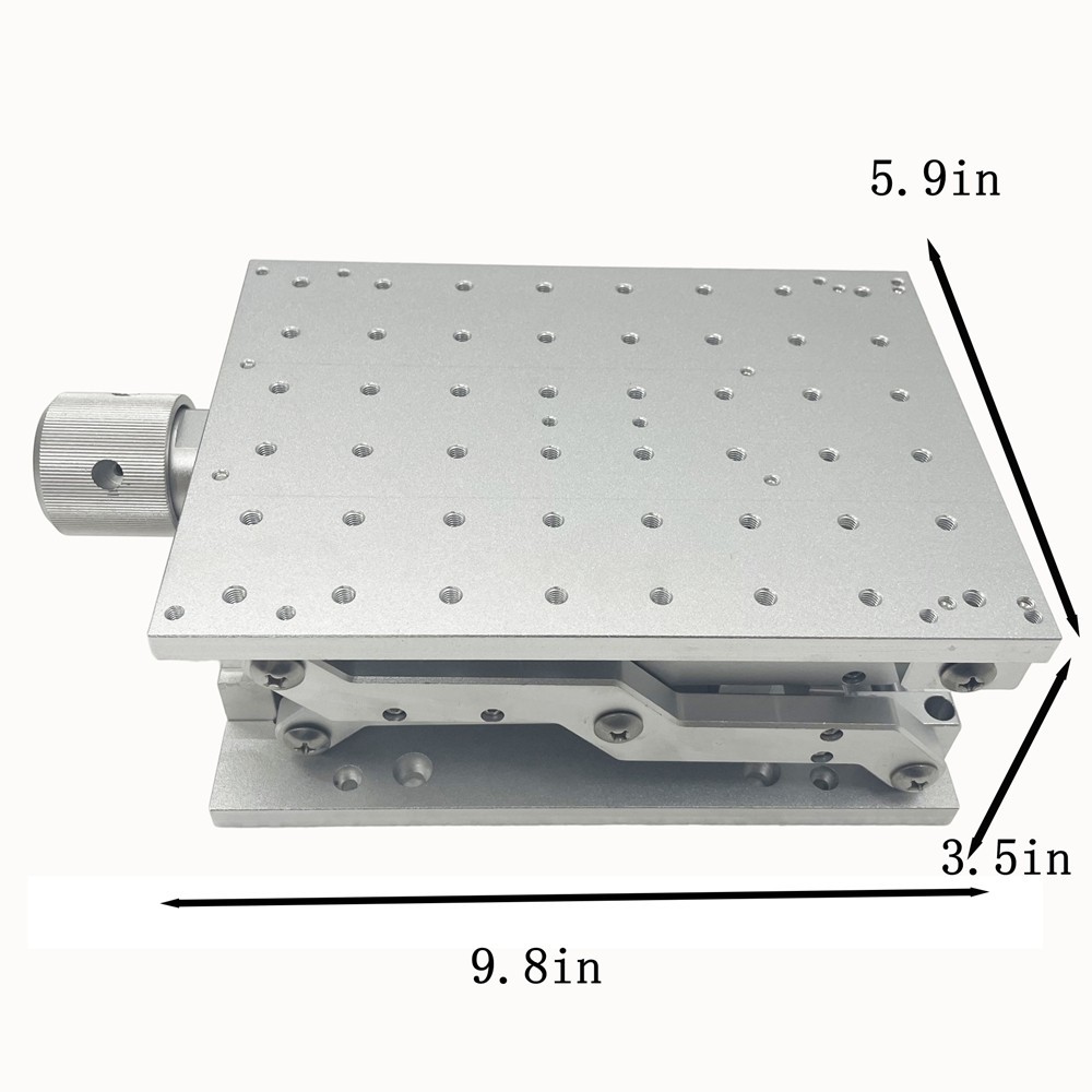 Portable 1D Laser Marking Engraving Machine Mobile Workbench Lift Moving Table