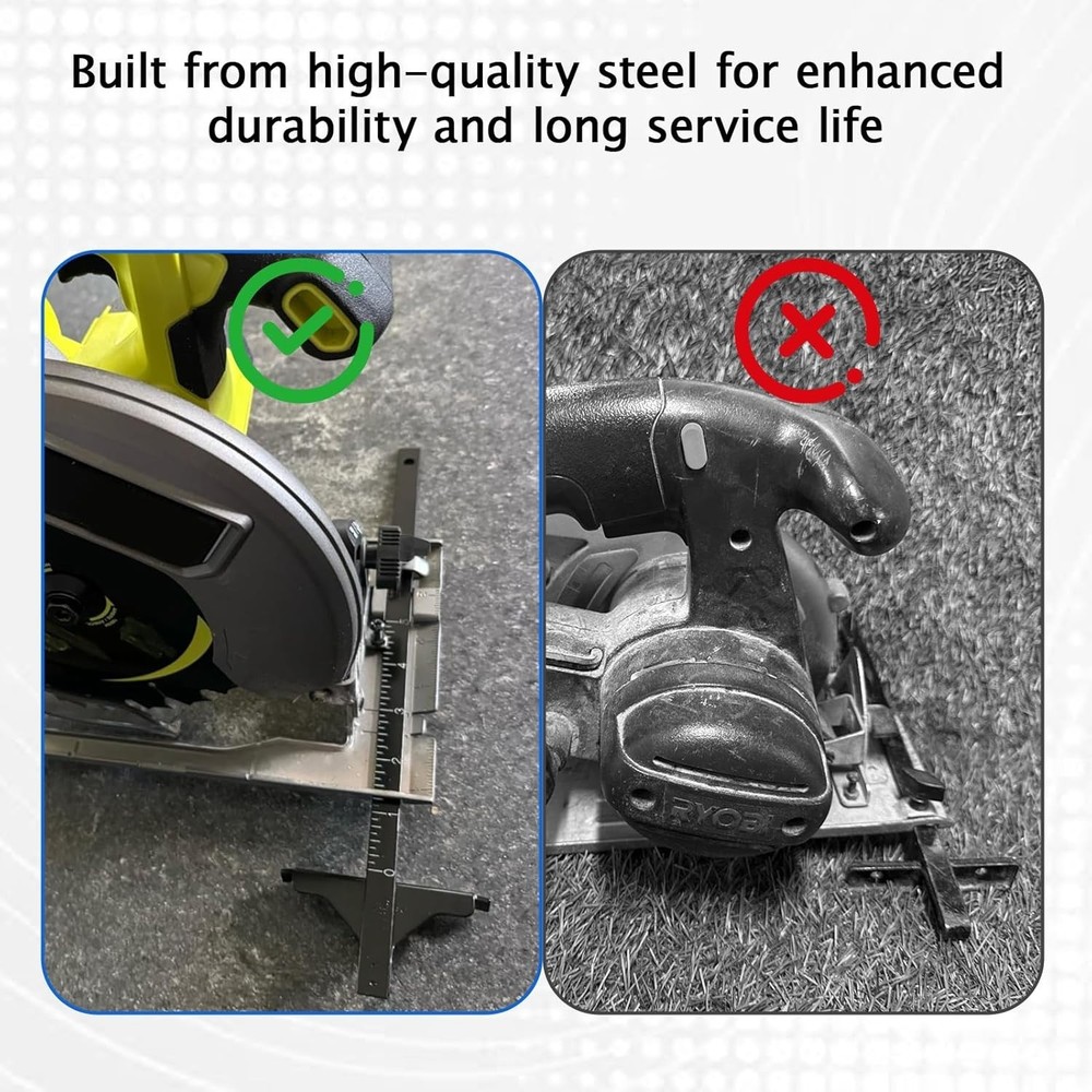 Replacement Rip Fence Guide for Ryobi Models - Tool-Free Installation Included