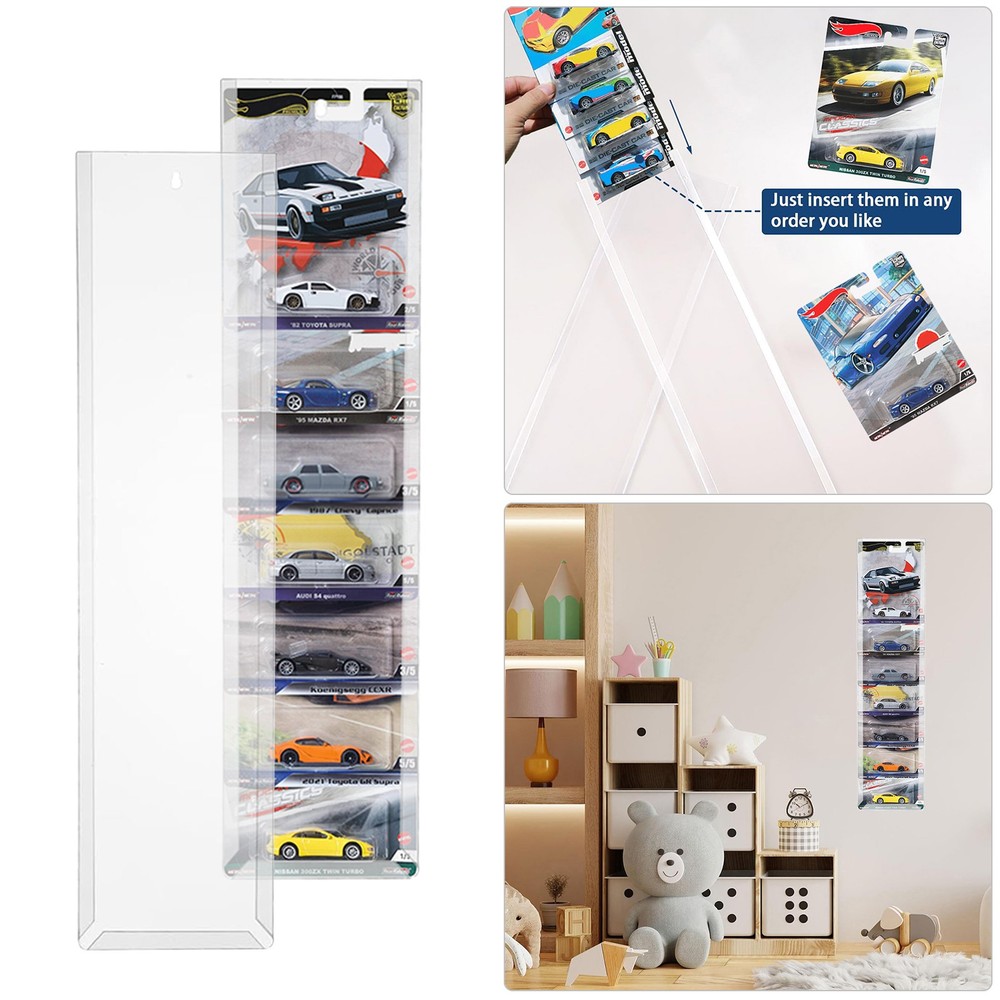 5-100Pack Diecast Display Case Wall Mount For H-W Premium Series