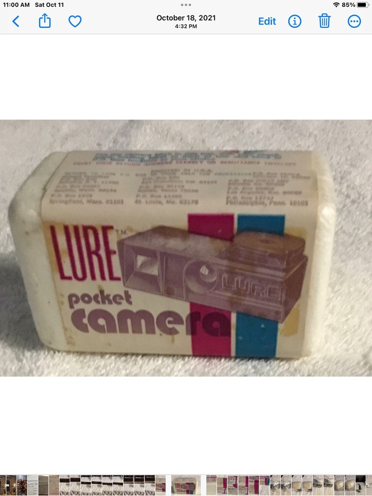 Lure Pocket Camera New In Original Box