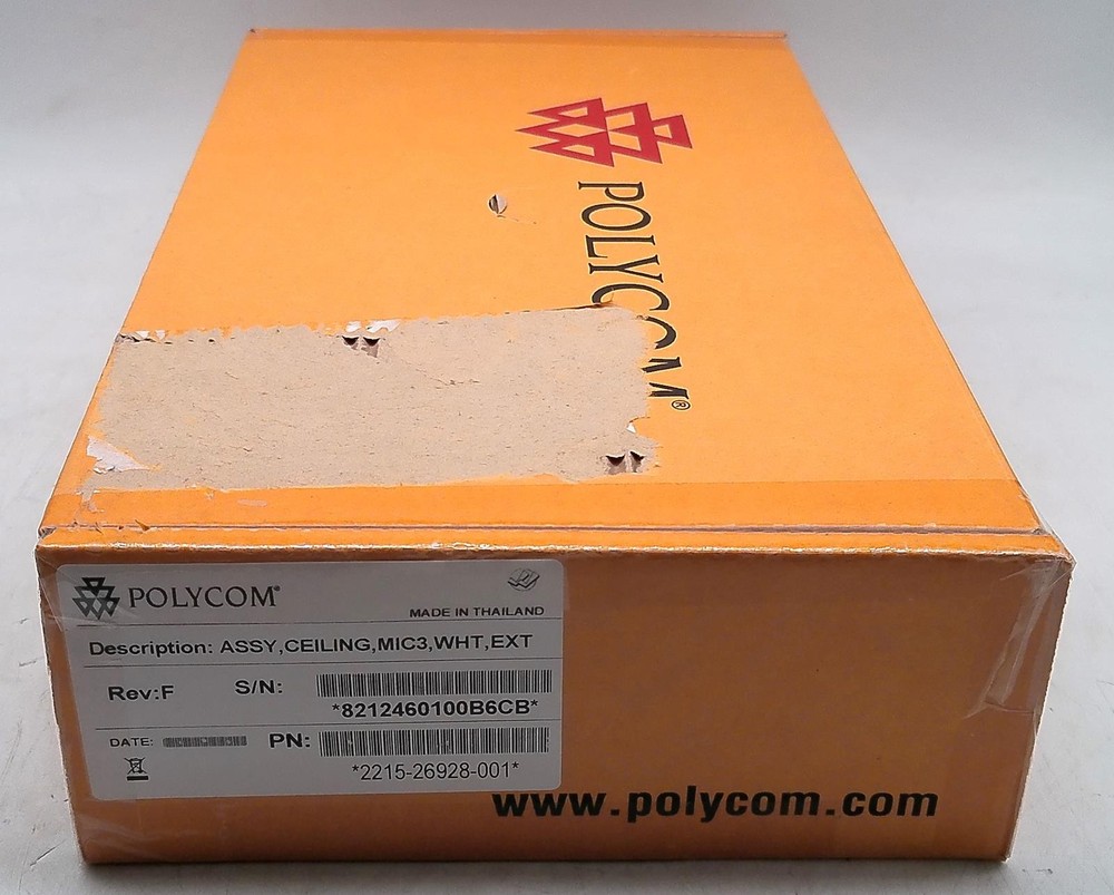 NEW POLYCOM 2215-26928-001 HDX SERIES CEILING MICROPHONE ARRAY