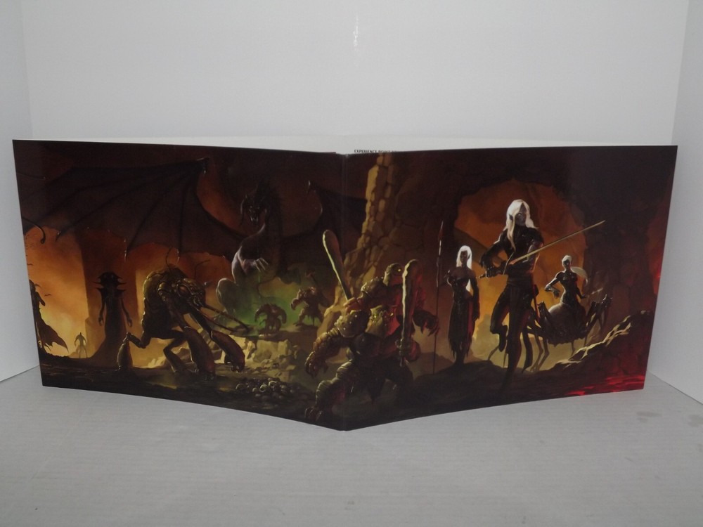 D & D Dungeons and Dragons Quad Fold Masters Screen Game Accessory 2010 Used (q)