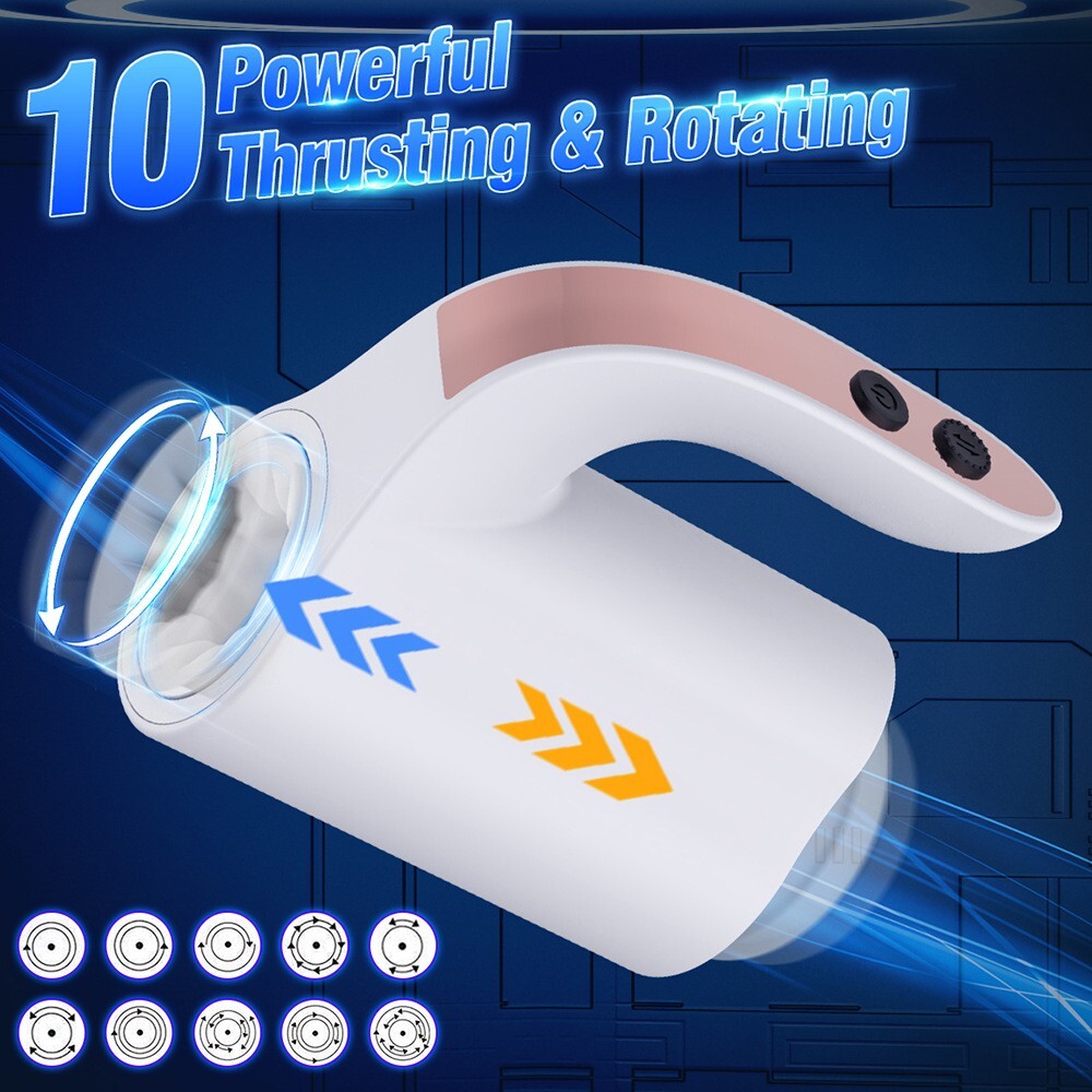 Masturbaters Automatic Open-end Male Rotating Cup Thrusting Stroker Lubricants