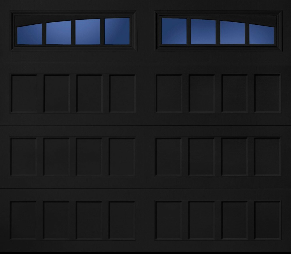 2Amarr Arch Thames Replacement Inserts for Long Panel Amarr Garage Doors Black