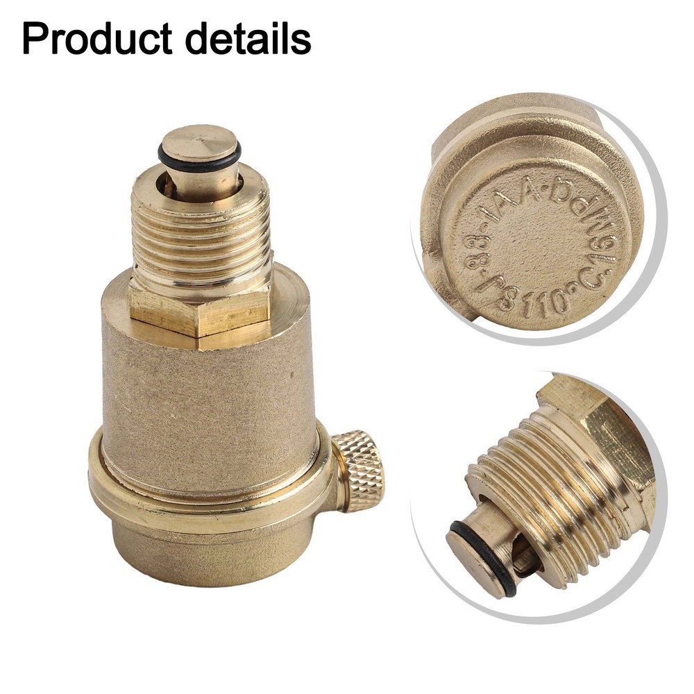 Bleed Valve Pressure Release Repair Tools 61mm Air Vent Automatic Brass