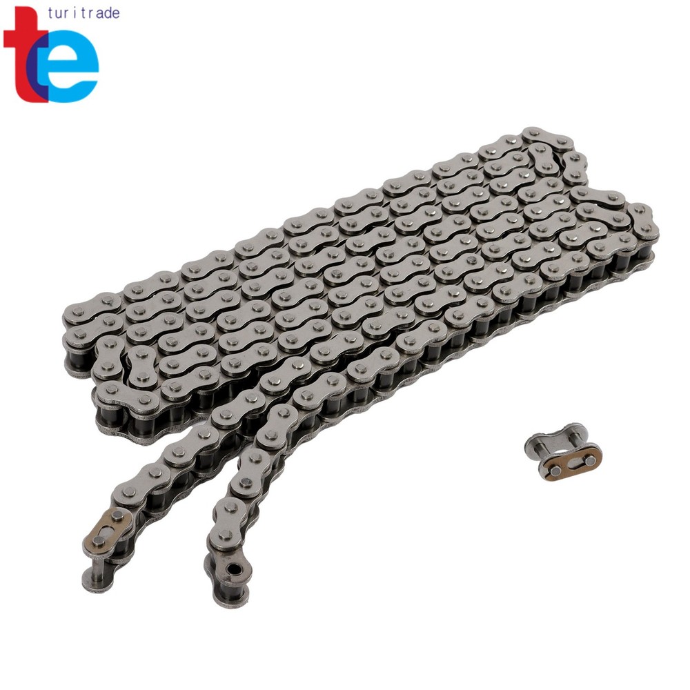 Heavy Duty #60H Roller Chain With 2 Connecting Links 10 Ft