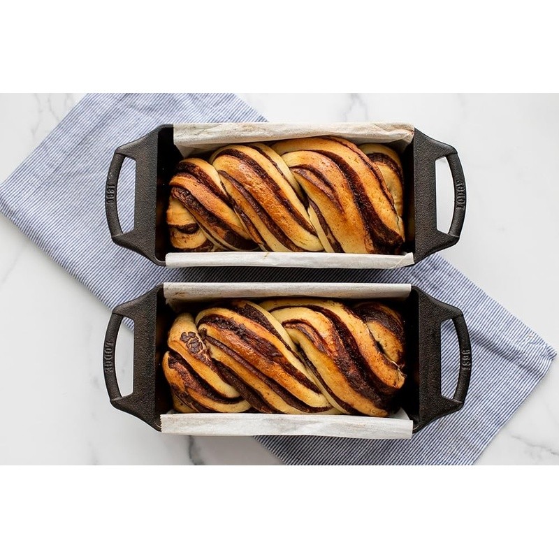 Cast Iron Loaf Pan Seasoned Cookware Versatile Baking Tool Kitchen Essential New