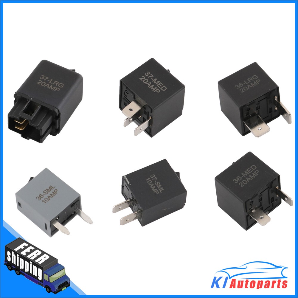 6 Piece 9038 Fuel Pump Relay Bypass Master Kit