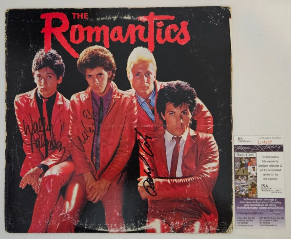 Wally Palmar +2 Signed Romantics Album  w/ JSA CoA