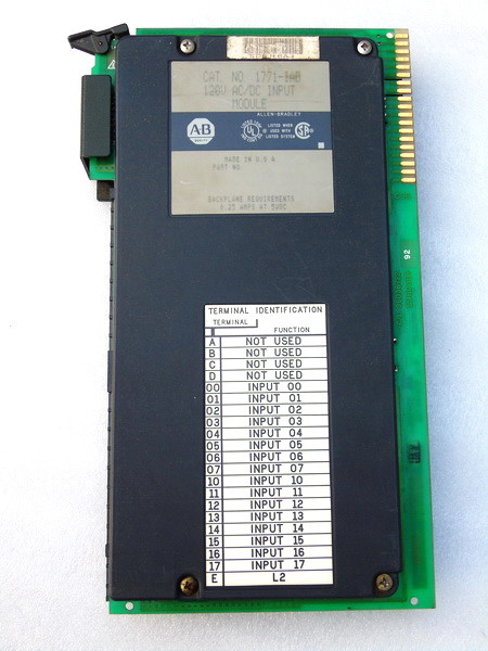 ALLEN BRADLEY CAT 1771 IAD 120V AC DC INPUT MODULE
