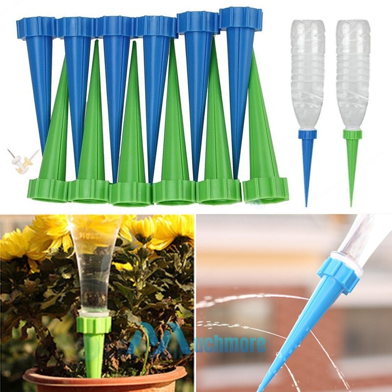 12Pcs Self Watering Spikes Automatic Irrigation Watering Drip System for Plants