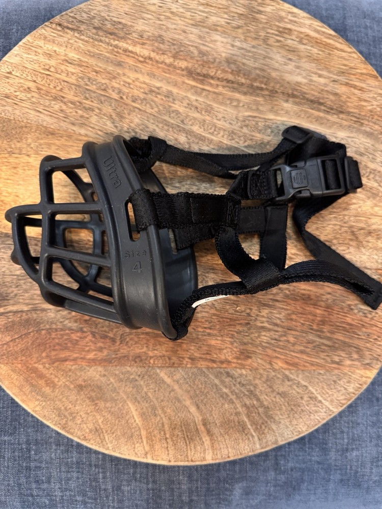 Baskerville Ultra Muzzle for Dogs, Size 4- Black