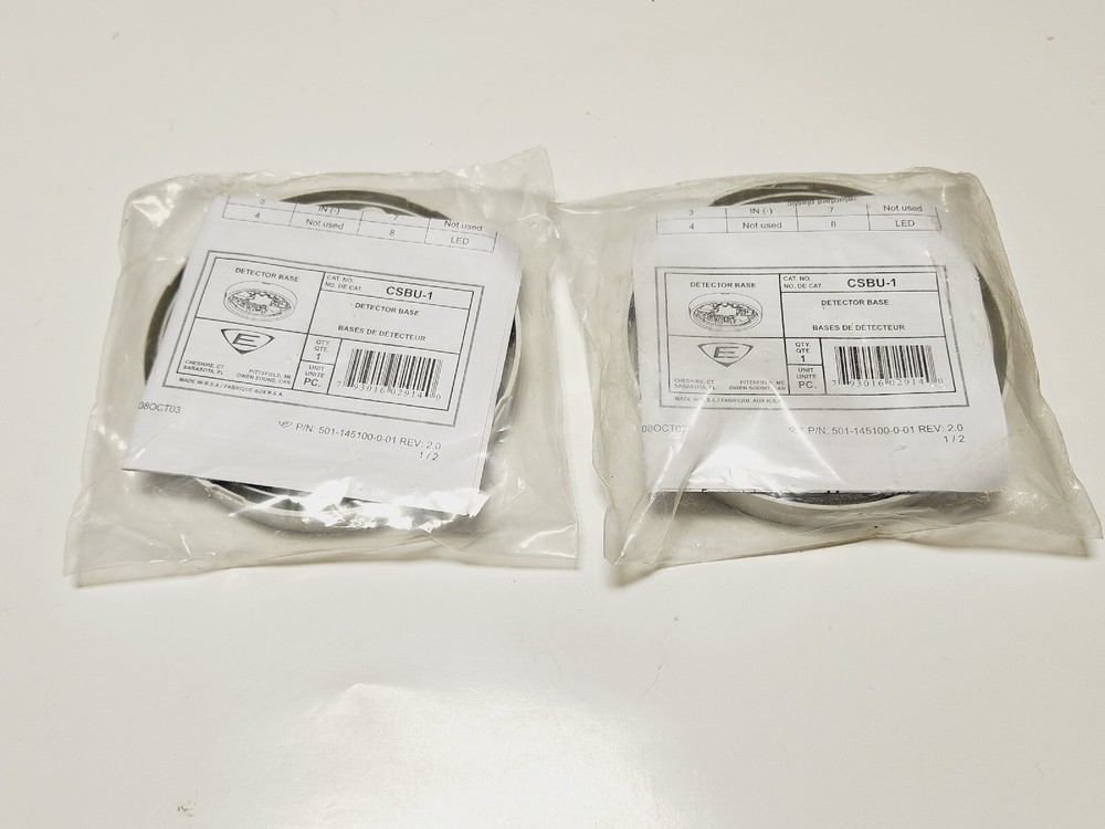 Csbu-1 Fire Detector signaling Base 2pk
