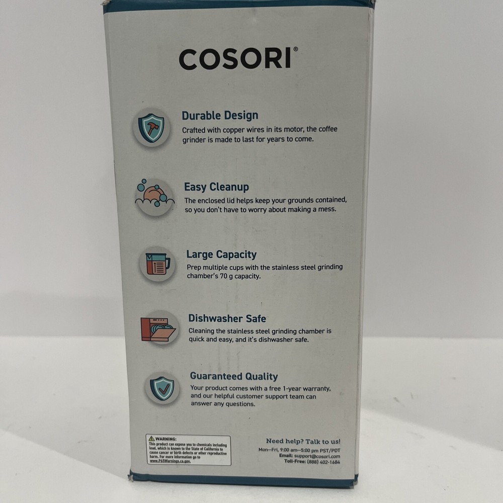 Cosori Pulse Pulse Single Blade Coffee Grinder - NEVER USED