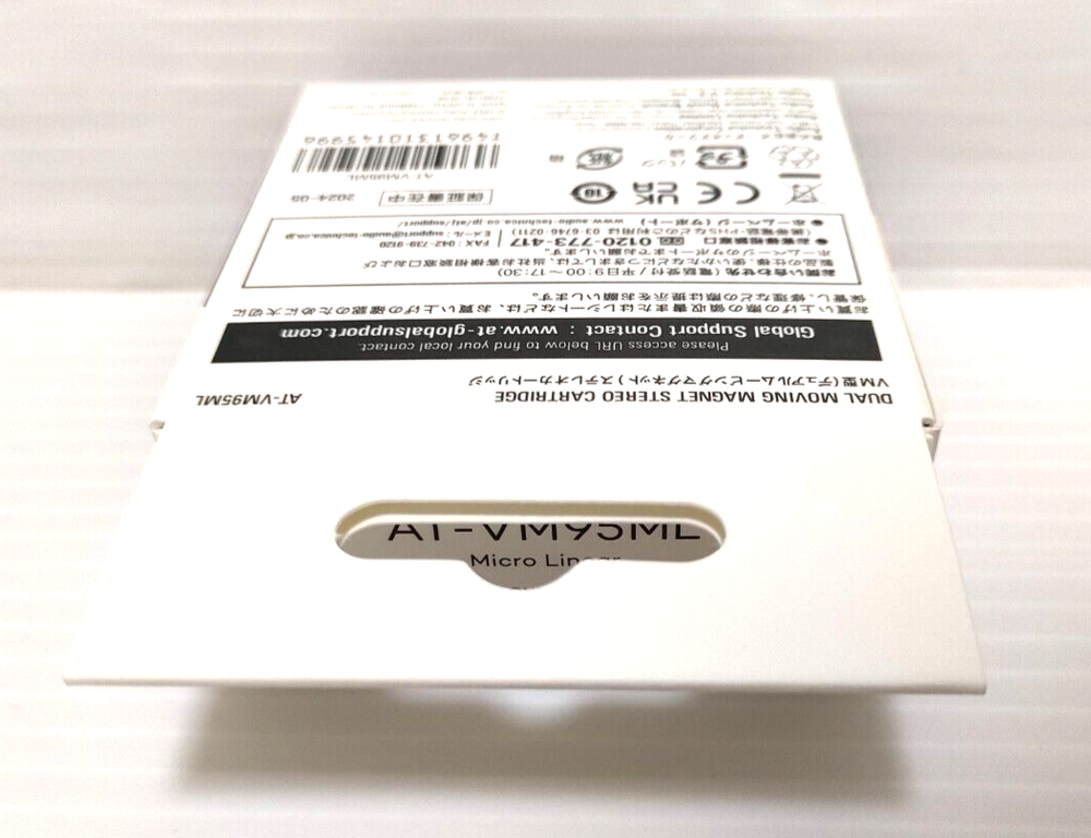 audio-technica VM type Stereo Cartridge AT-VM95ML Solid Micro Linear Needle Red