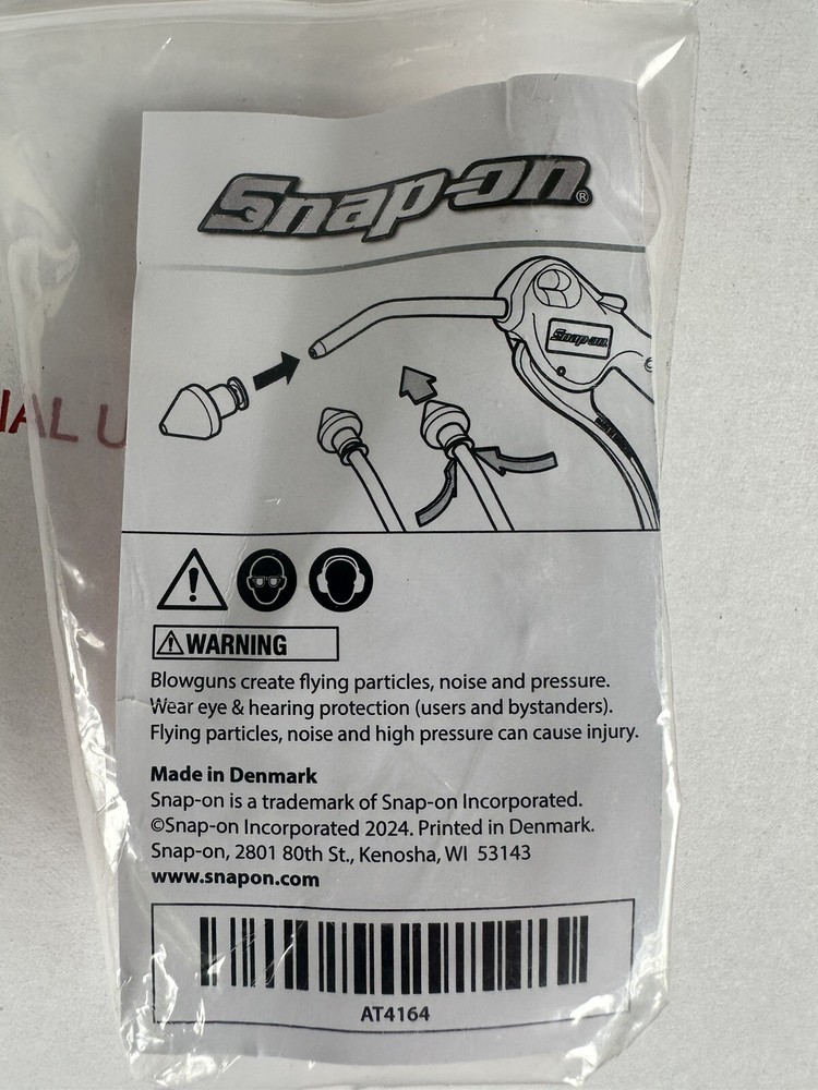 Snap-on Locking Blow Gun Protective Tip.
