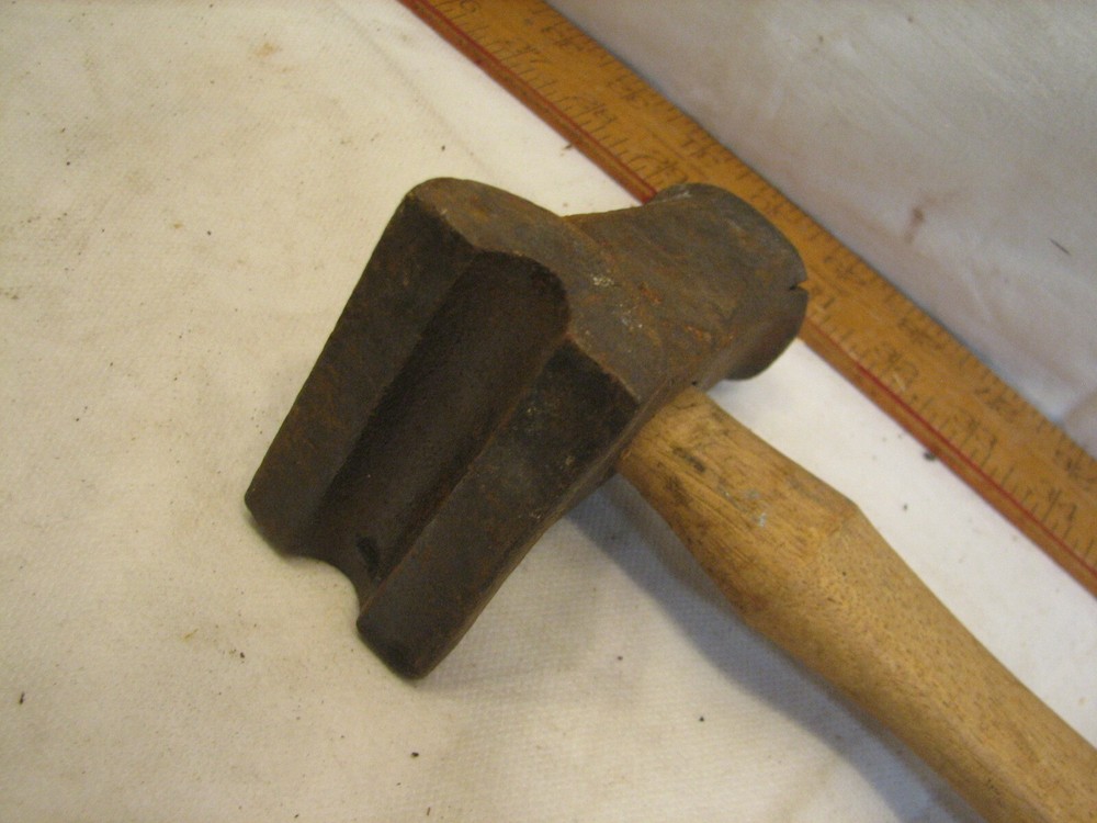 Antique Atha Blacksmith Rounding Forming Hammer Forging Tool Sledge Forge Swage