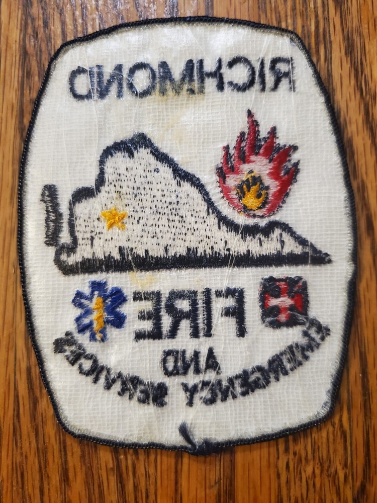 Vintage Richmond, Virginia Fire & Emergency Services patch.