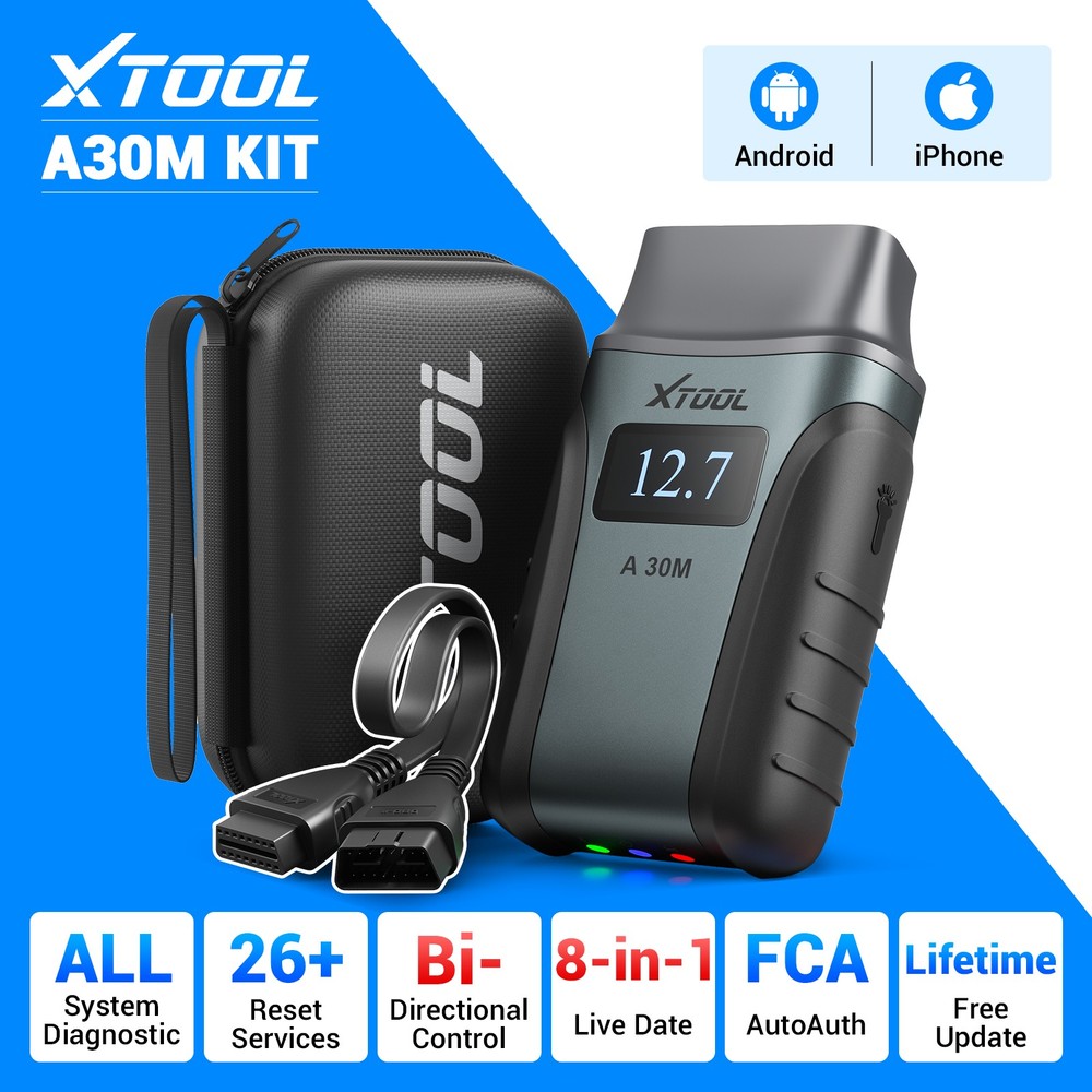 2026 XTOOL A30M KIT Wireless OBD2 Scanner Full System Diagnostic Tool 26+ Reset