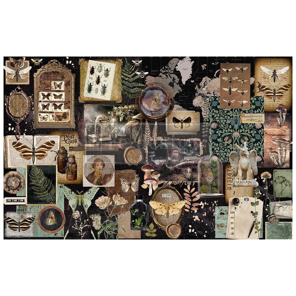 Herbarium Notes | Décor Decoupage Tissue| 19"x 30" | Redesign with Prima