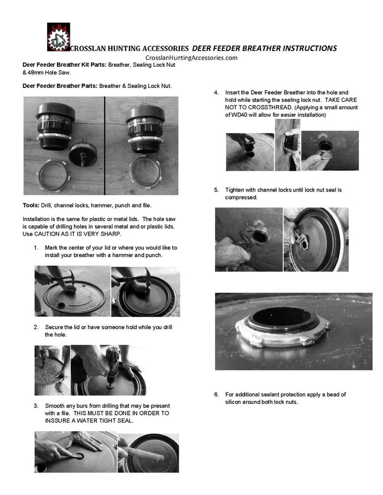 DEER FEEDER BREATHER