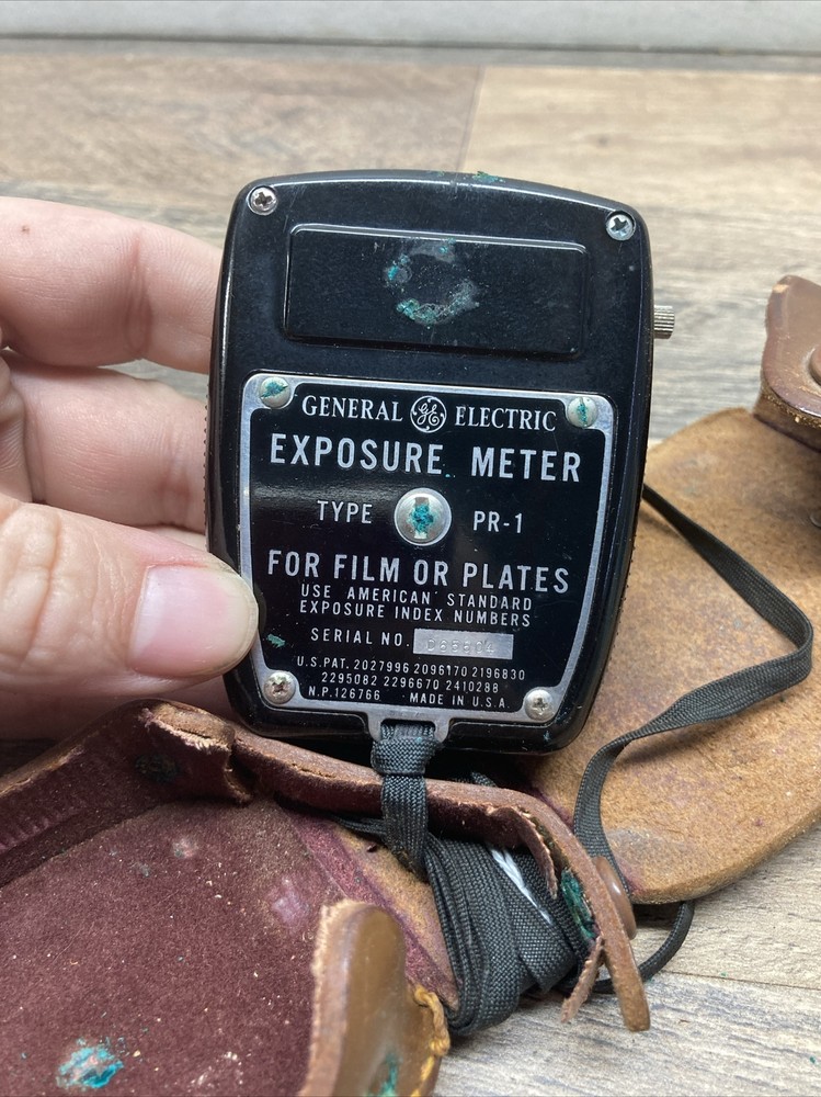 Exposure Meter General Electric Type PR-1 w/ Leather Case