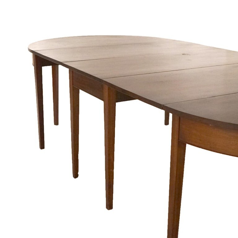 Hepplewhite Three Section Mahogany Banquet Table c1830