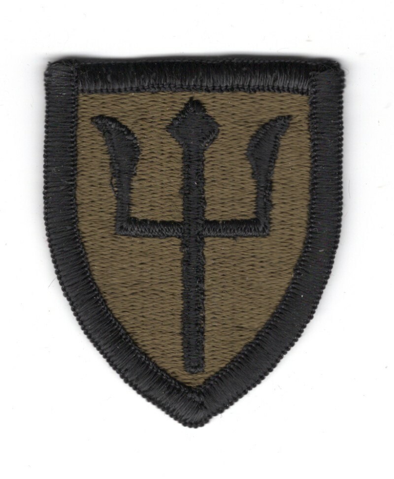 Army Patch: 97th Army Reserve Command - subdued, merrowed edge