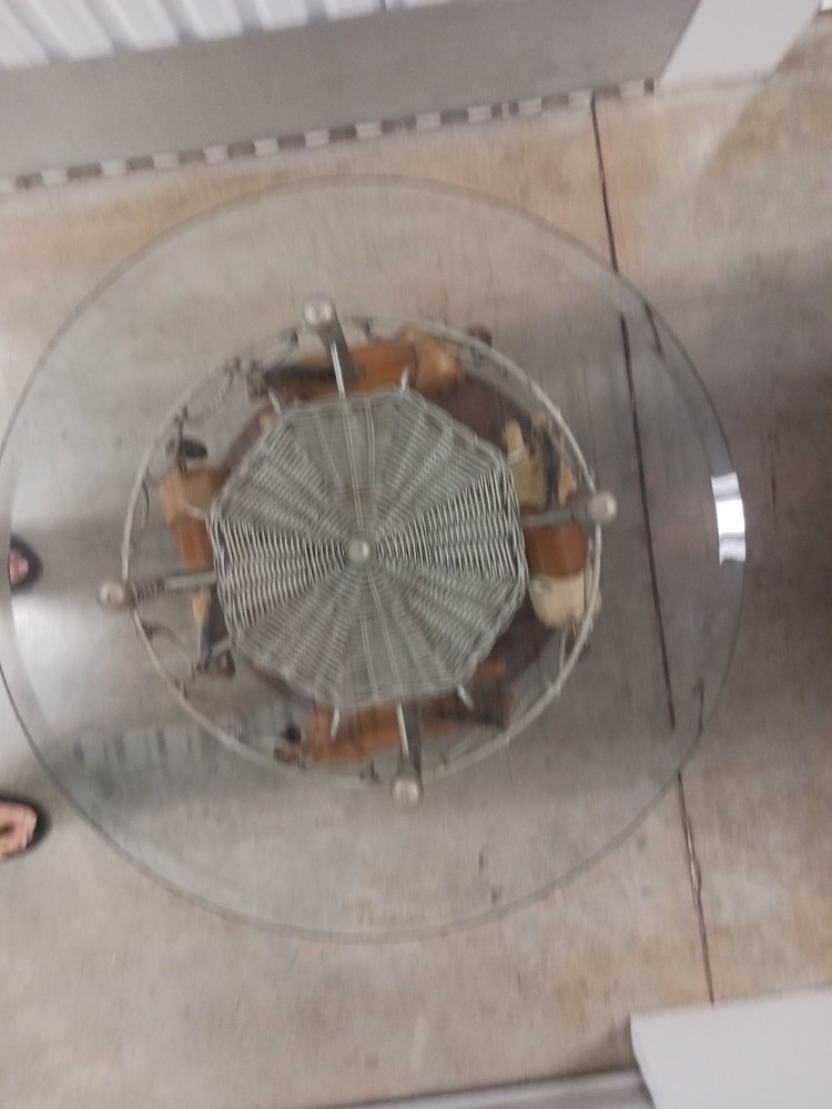 2-Carousel Horse End Tables