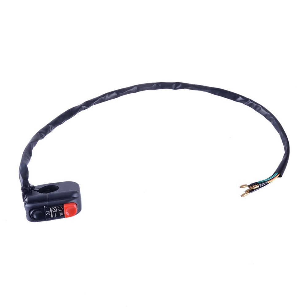 22mm 7/8" Motorcycle ATV Handlebar Ignition Switch Engine Start Stop Push Button