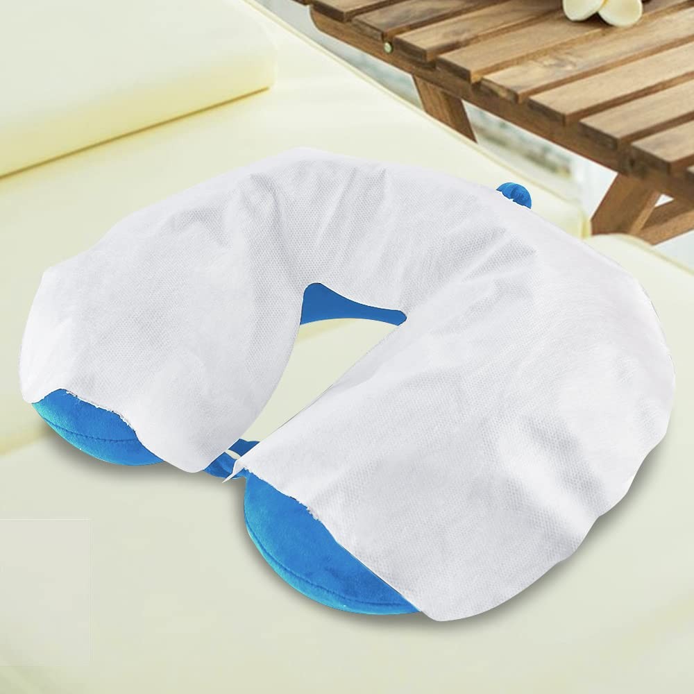 200 Count Face Cradle Covers For Massage Table | Disposable Cradle...
