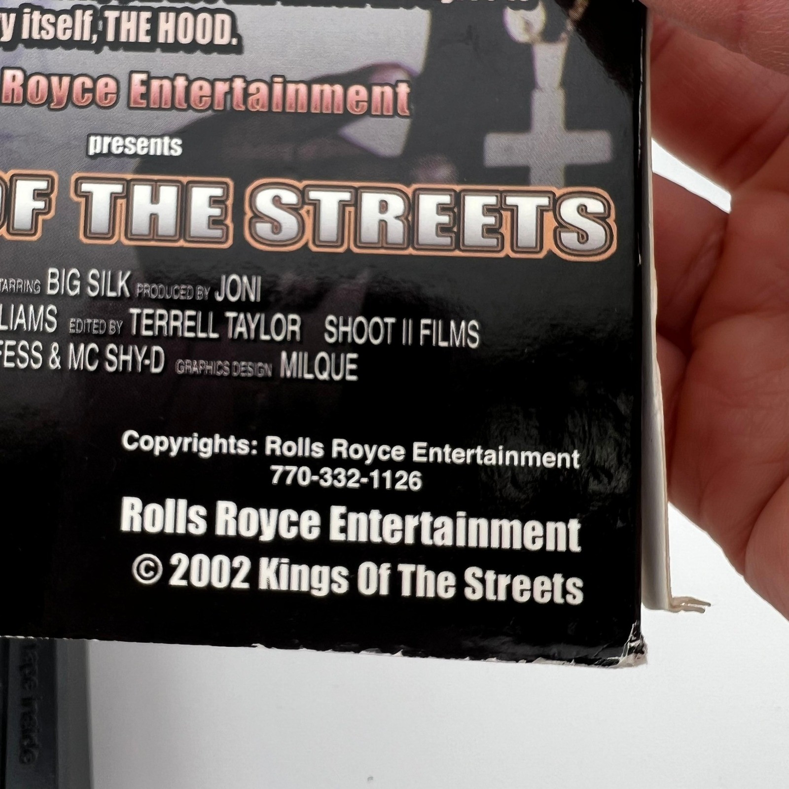 Kings of the Streets VHS 2002 Big Silk Autographed Hip Hop Documentary