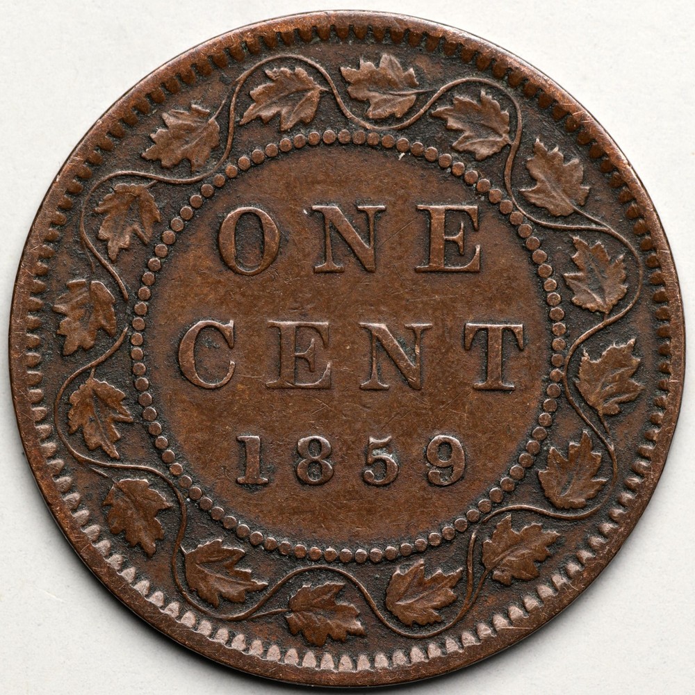 1859/8 Canada Wide 9 Large Cent