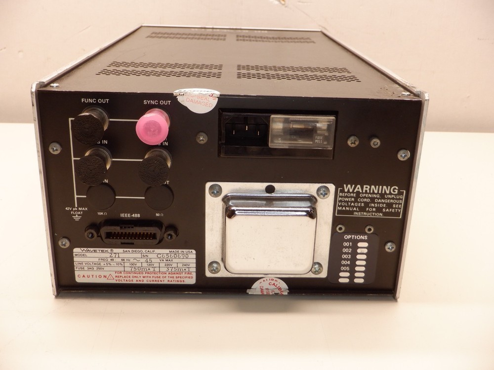 WAVETEK 271 FUNCTION GENERATOR