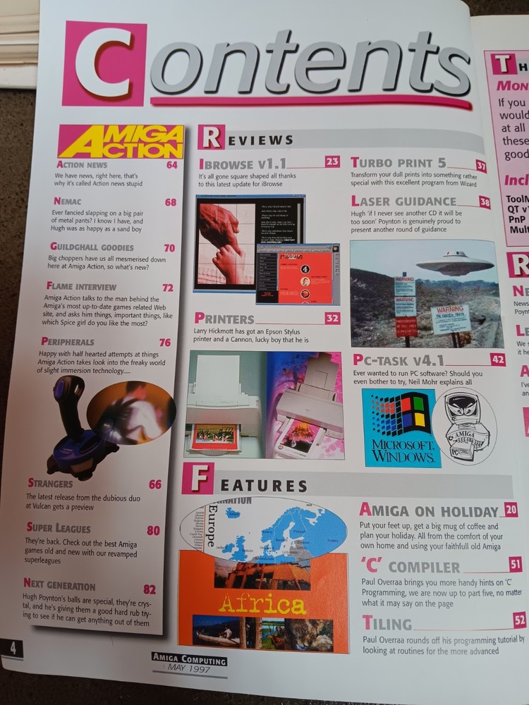 Amiga Magazine & Amiga Computing W/2 Disks Tested/Works
