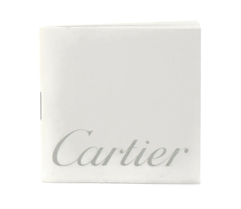 Cartier Instructions Booklet Manual