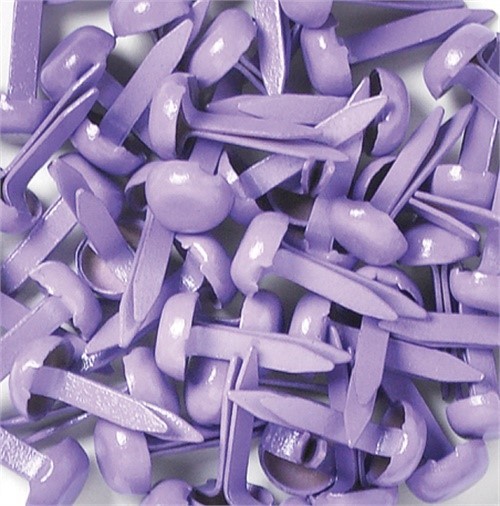 Doodlebug BRADS-088  Mini Brads .125" 25/Pkg-Lilac
