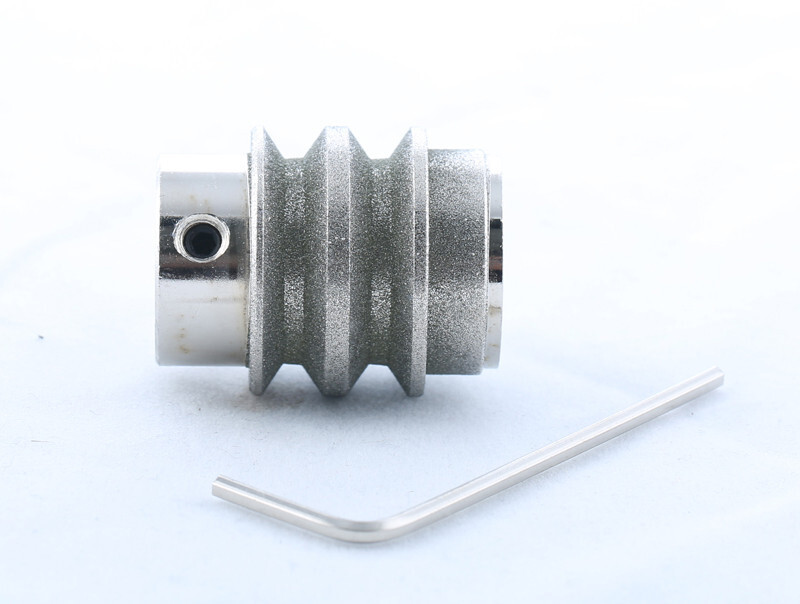 3/4" Stained Glass Diamond Grinder Ripple Head Bit
