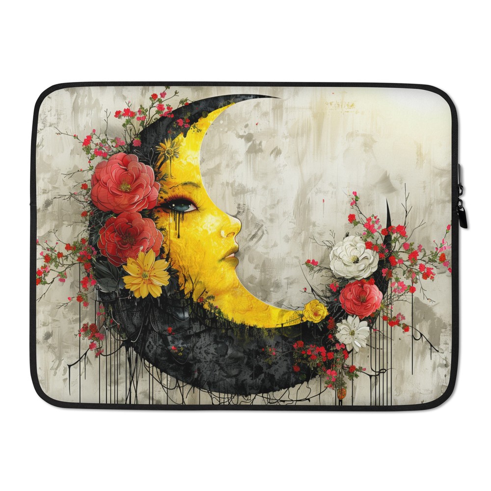 Weeping Crescent Floral Laptop Sleeve