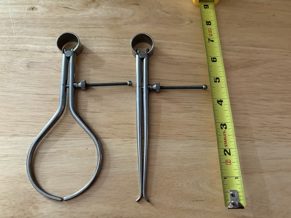 Starrett Inside And Outside Spring Calipers, 6” Range