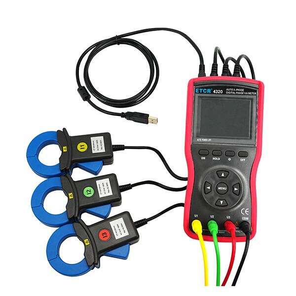 ETCR4320 Large Caliber Three-phase Digital Phase Voltmeter ✦KD