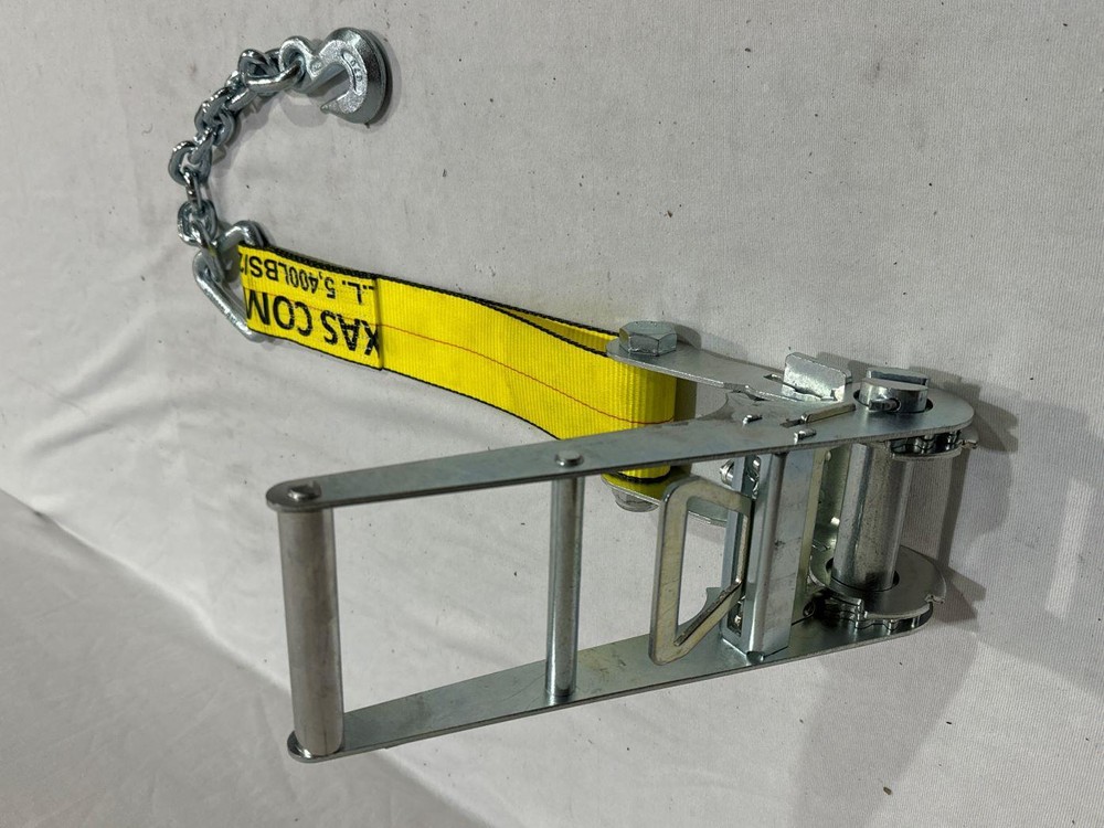 3"X30' Ratchet Strap with Chain Hook 2 Pack