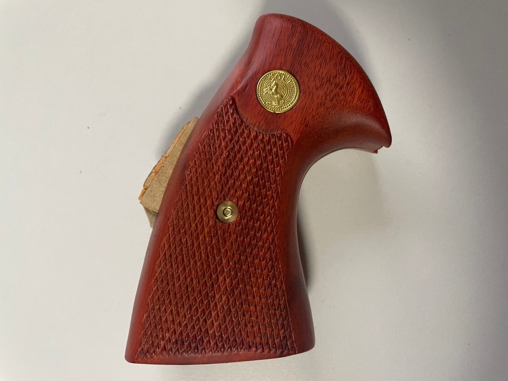 New Handle grips For Colt Python (I, E Frame) grip, Hard wood grips, handmade