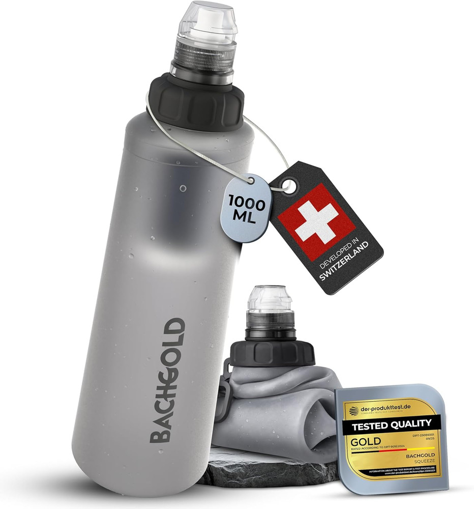 Water Filter Camping – Squeeze Foldable Squeeze Bottle | Ultralight Backpacking