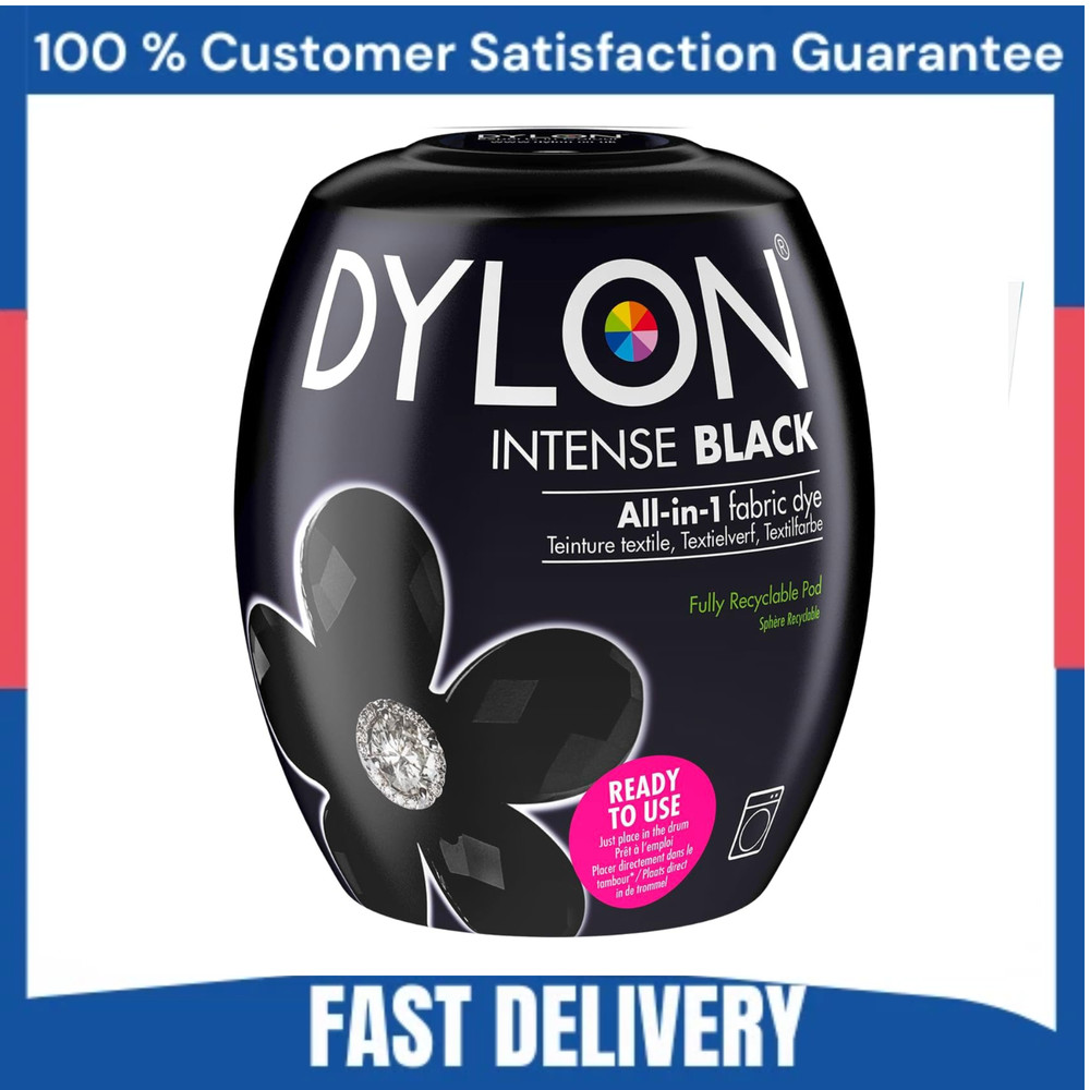 Dylon Machine Dye Pod, Intense Black, 350G