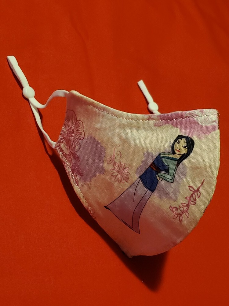 Kids Princess Mulan Adjustable Face Mask