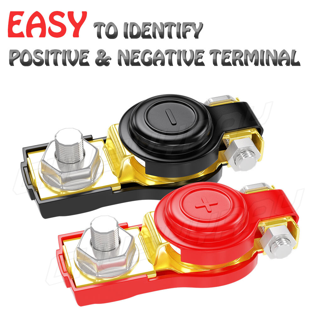 PAIR Battery Cable Terminal Connector Negative&Positive For Toyota Corolla RAV4