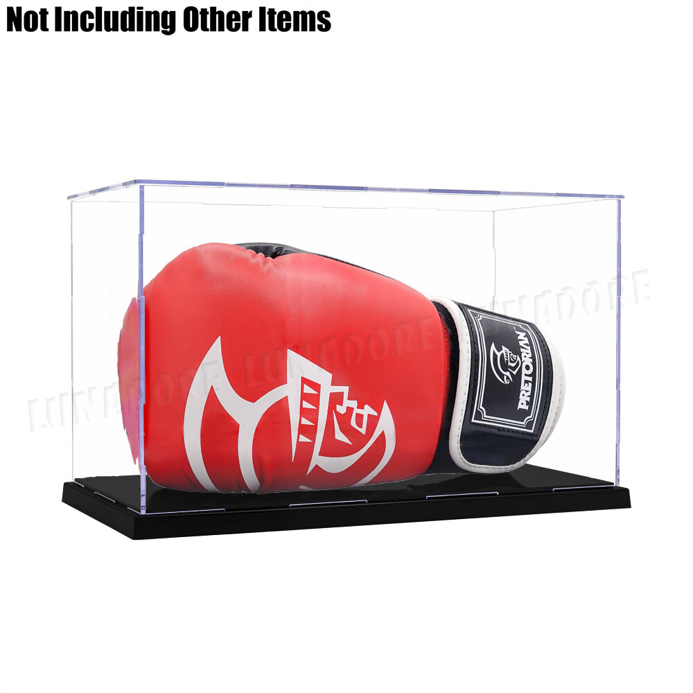 US 12.2" Self-Install Acrylic Plastic Display Box Showcase Protection Dustproof